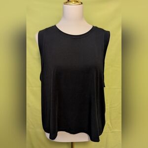 Zella Sleeveless Workout Black Top